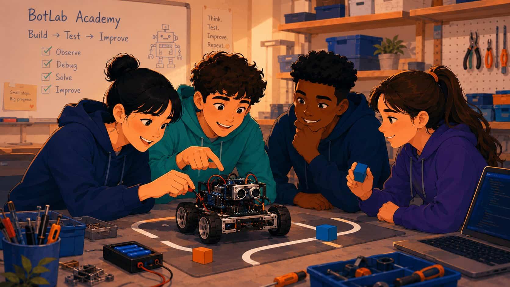 BotLab Academy - London - Students - Wiring it Up